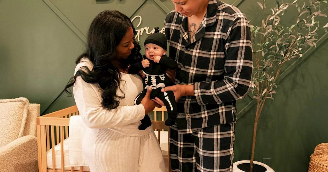 WNBA star Brittney Griner and wife Cherelle share photos of baby boy: 'We love every second'