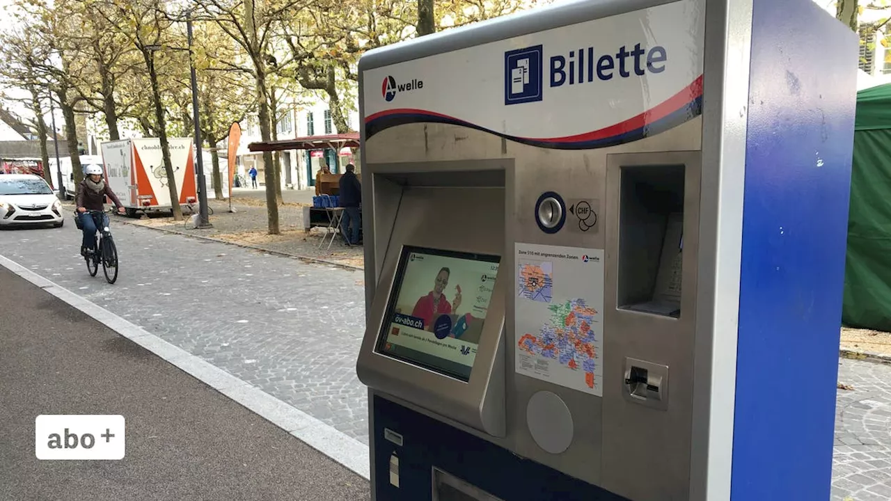 Kein Bargeld mehr, kein Papierbillett mehr: Warum die Busbetrieb Aarau AG alte Automaten einmotten will