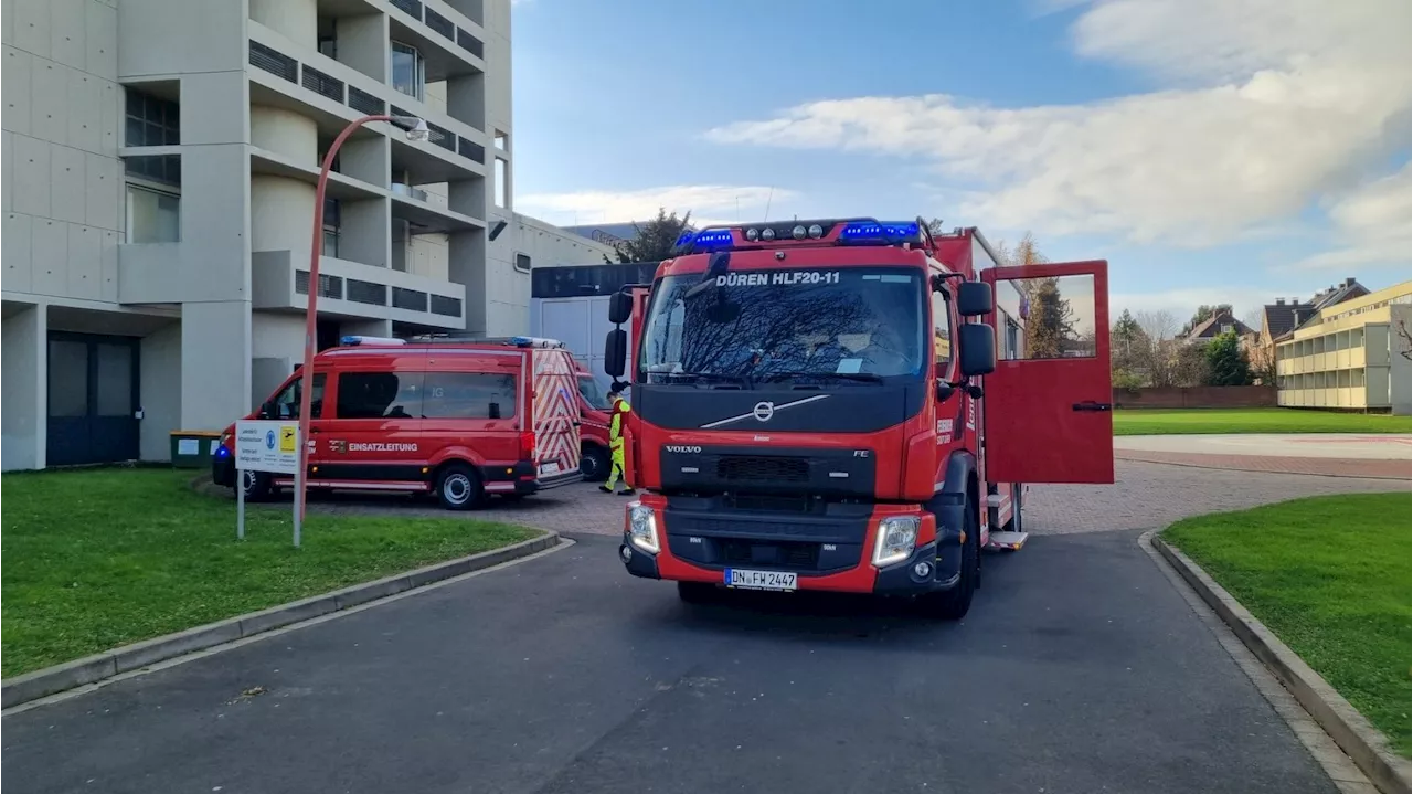 Schnelles Eingreifen verhindert größere Schäden bei Brand im Krankenhaus