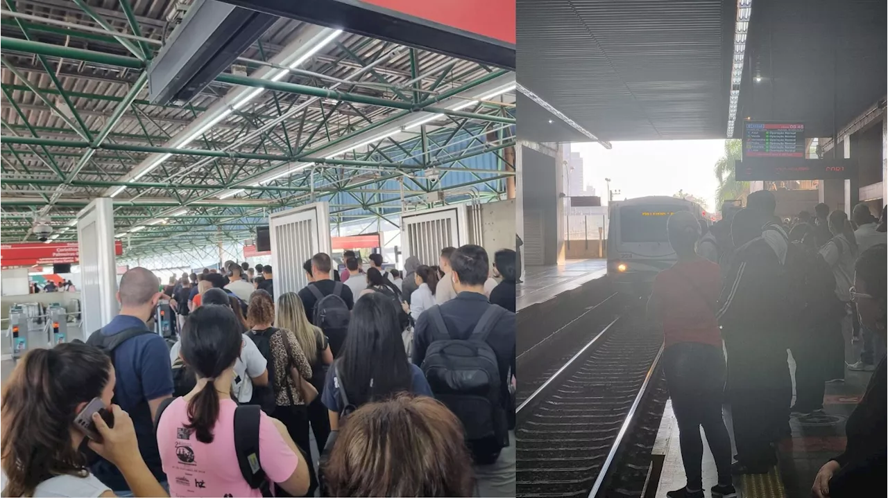 Linha Vermelha do Metrô tem falha e paralisação de trens em SP