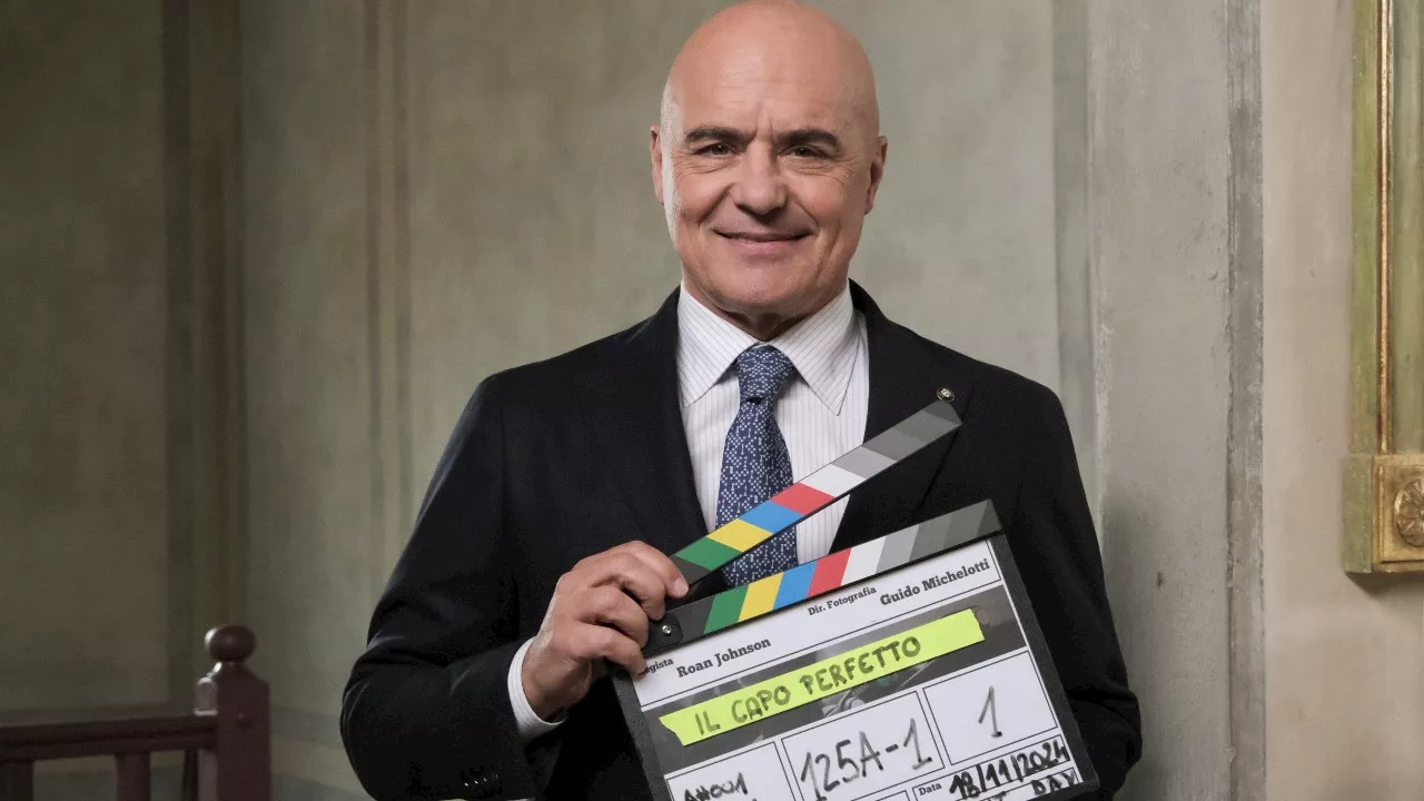 Il capo perfetto: Luca Zingaretti protagonista di una nuova serie Netflix, il video dal set