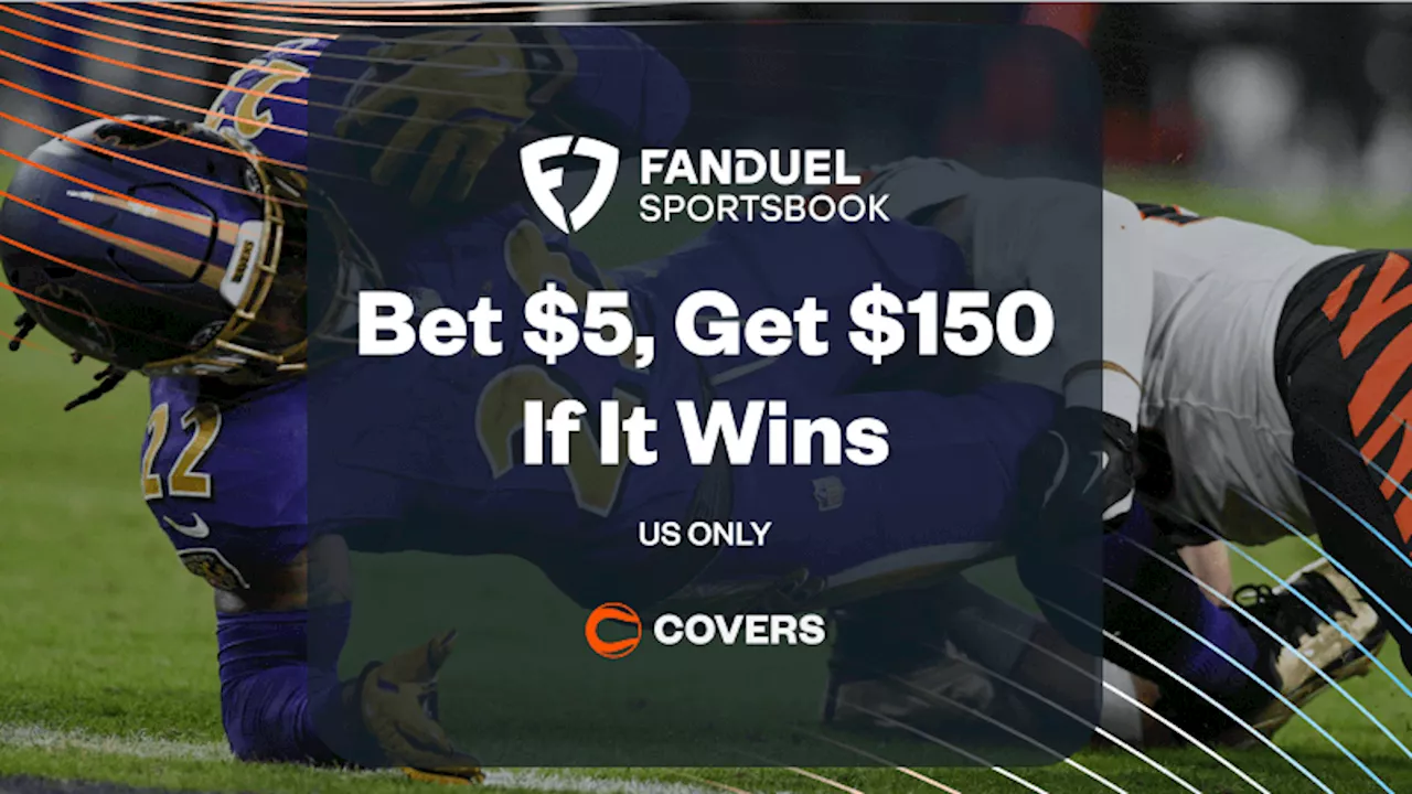 FanDuel Promo Code: Bet $5 on Ravens vs Chargers, Get $150 If It Wins