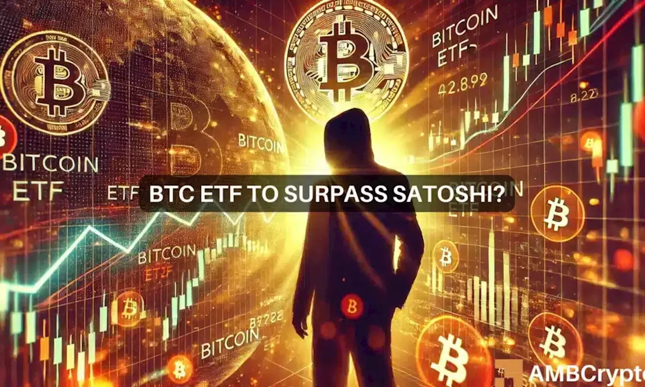 Bitcoin ETFs see $1B inflows: Can they overtake Satoshi’s holdings?