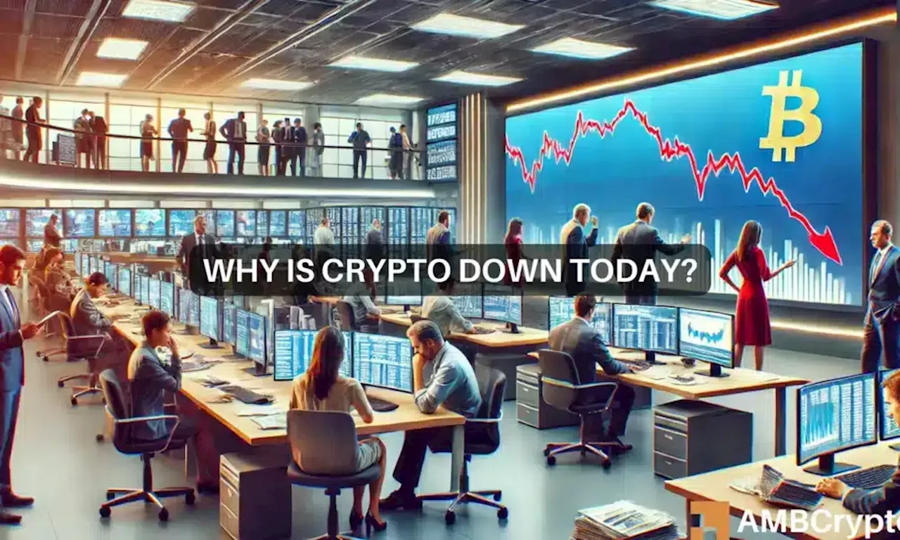 Why crypto is down today – Analyzing key factors behind the downtrend