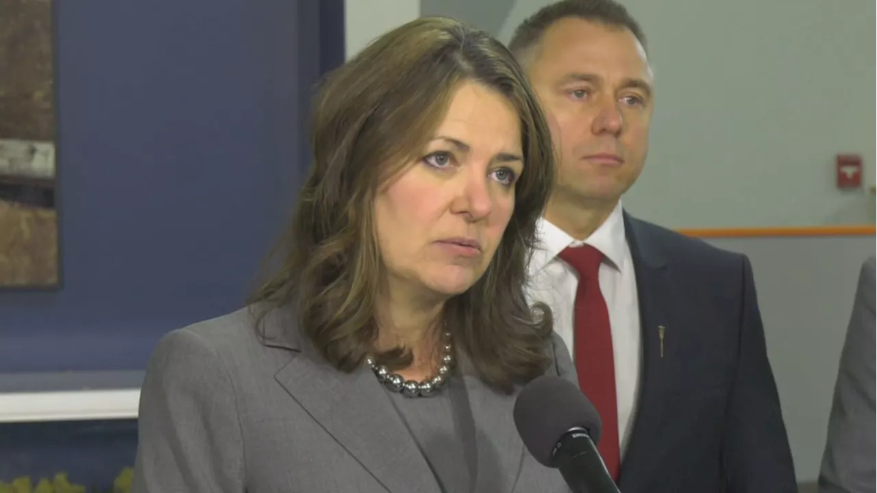 Alberta Premier Danielle Smith Discusses Green Line Project With Calgary's Mayor