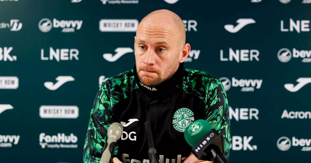 David Gray knows the Hibs sign that will spell real trouble