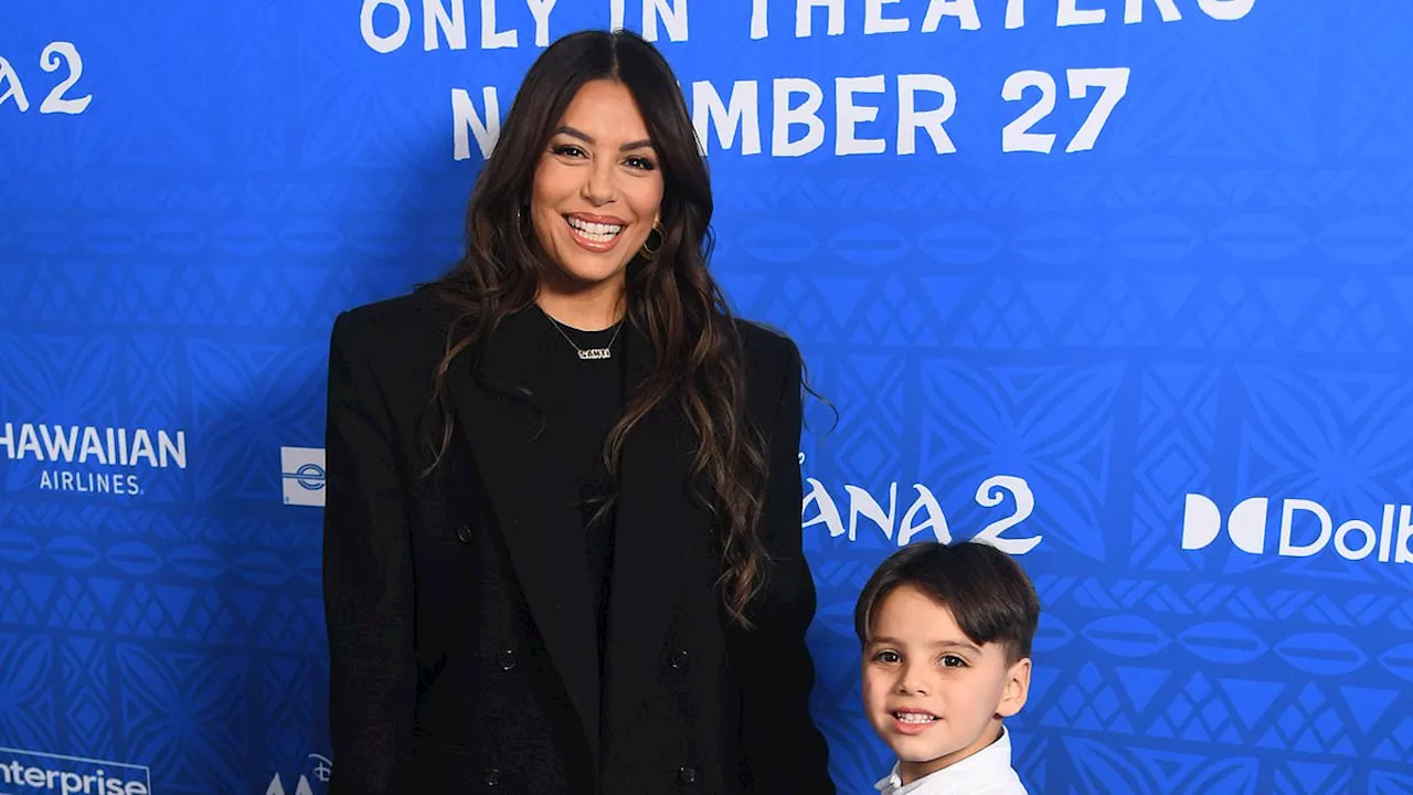 Eva Longoria and Son at Moana 2 Premiere, Clarifies Previous Comments