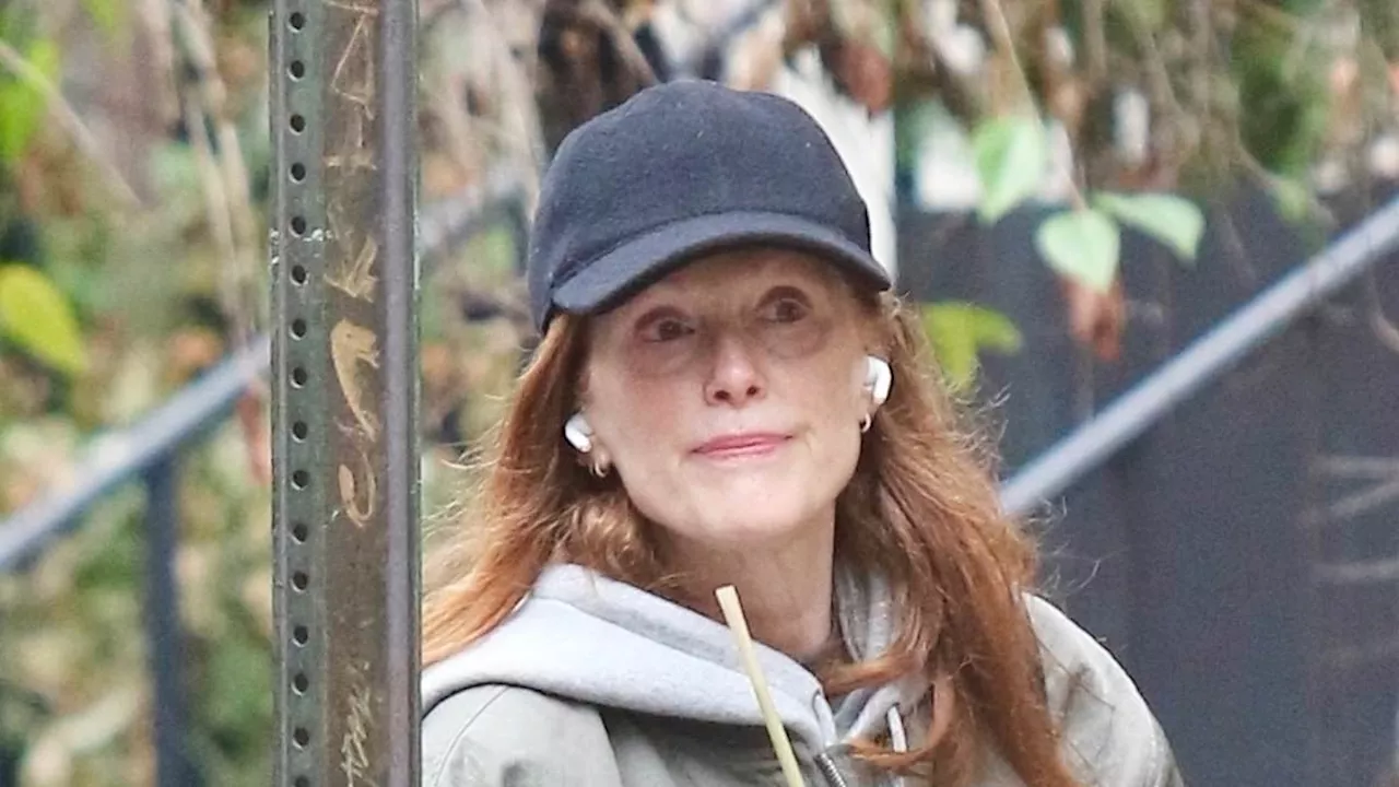 Julianne Moore Takes Makeup-Free Walk in NYC Amid Possible Oscar Nominations