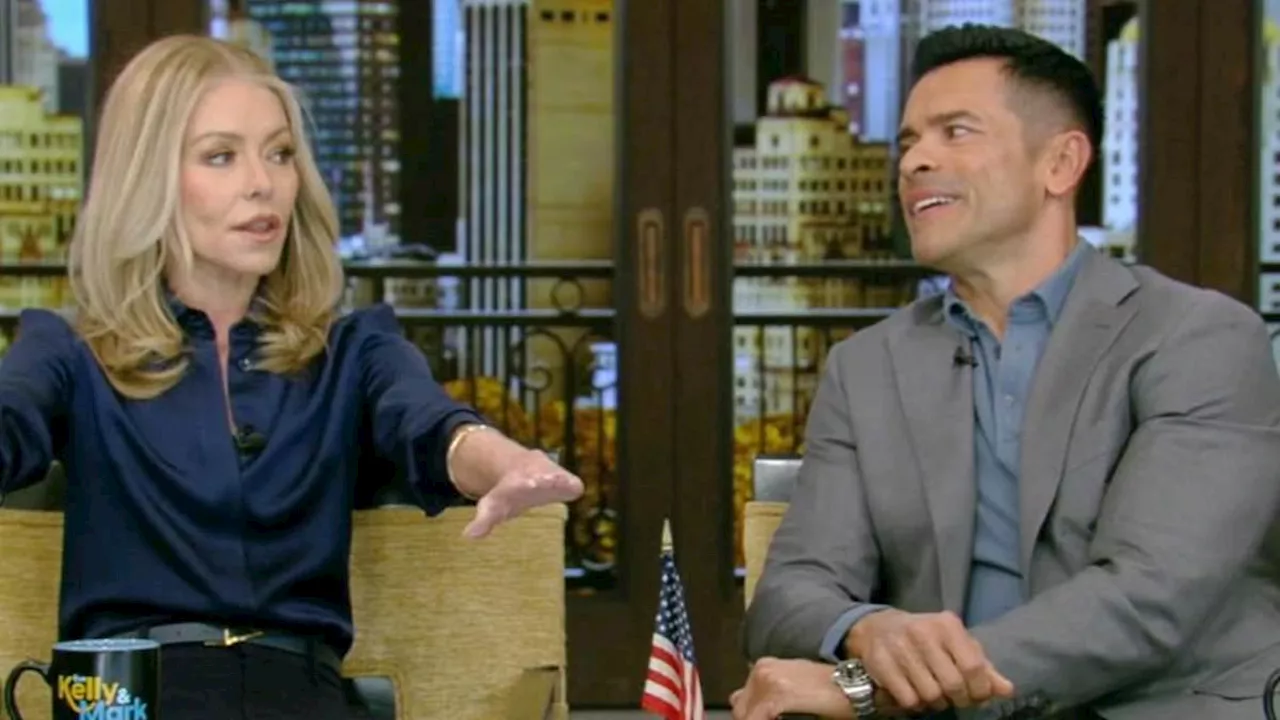 Mark Consuelos Flirts Shamelessly with Wife Kelly Ripa on Live TV