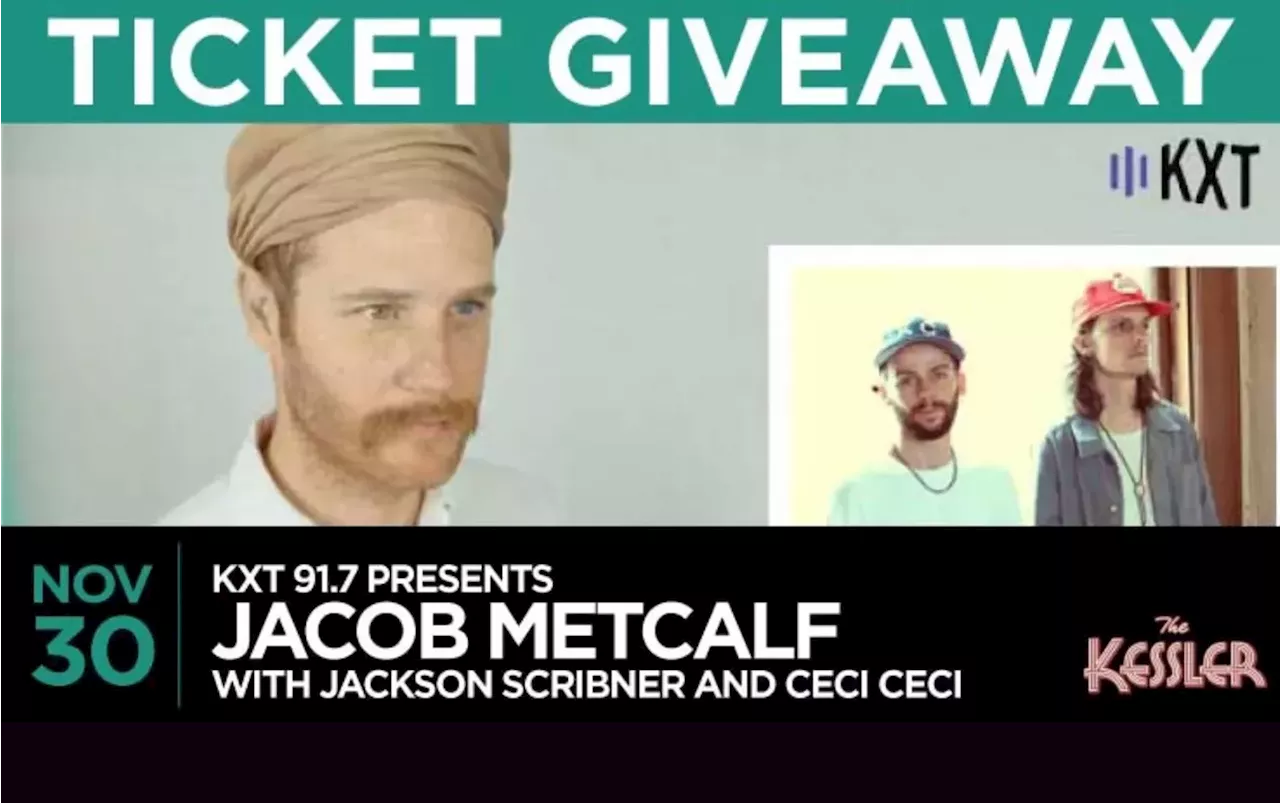 Win 2 tickets to Jacob Metcalf!