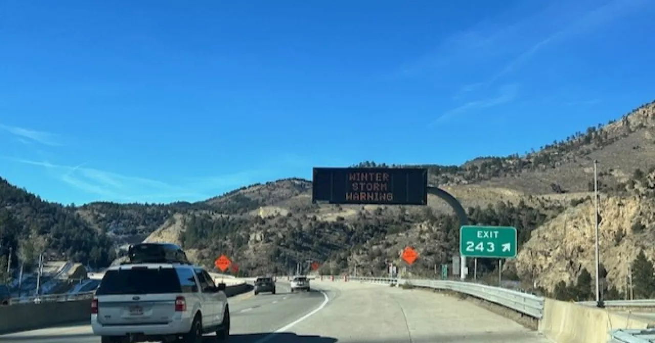 I-70 travelers hit the road to beat incoming snowstorm expected to slam the mountains