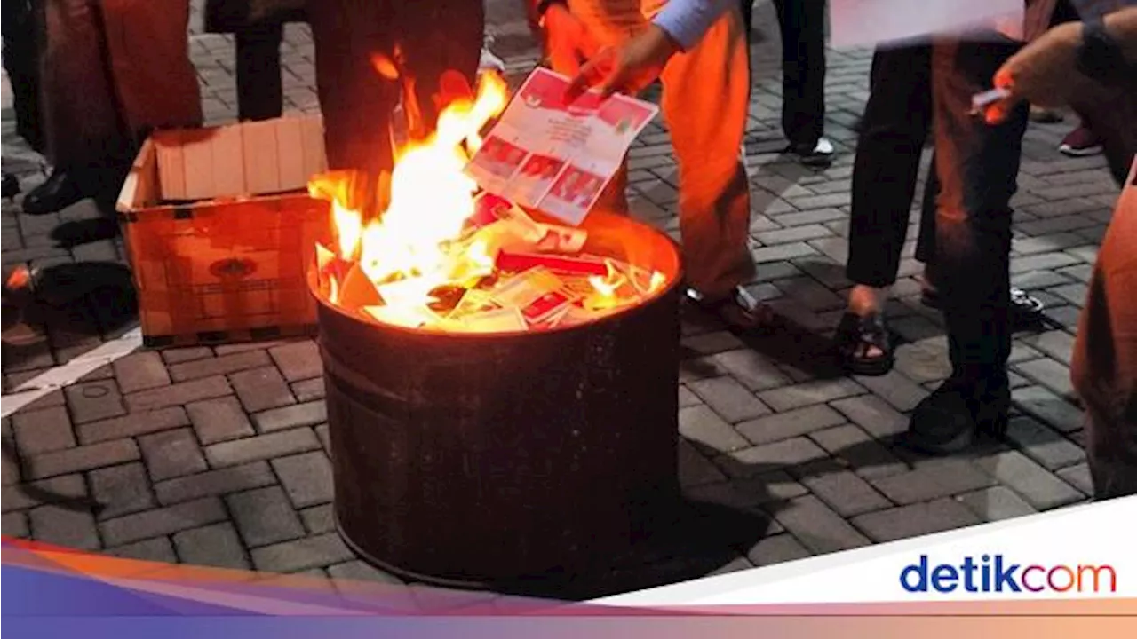 KPU Klaten Bakar Surat Suara Sisa dan Rusak, Ketua: Agar Tidak Disalahgunakan