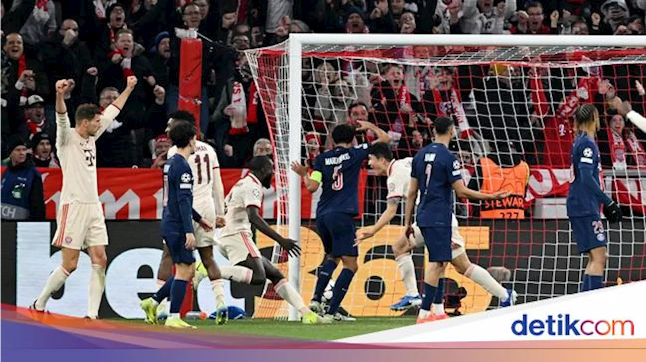 Bayern Vs PSG: Die Roten Menang Tipis atas 10 Pemain Les Parisiens