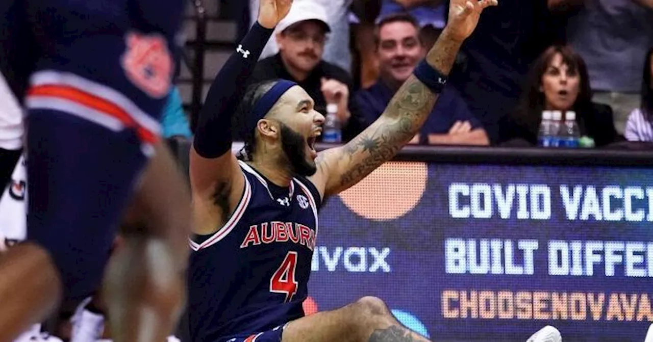 Johni Broome scores winning putback to lead No. 4 Auburn past No. 5 Iowa State, 83-81