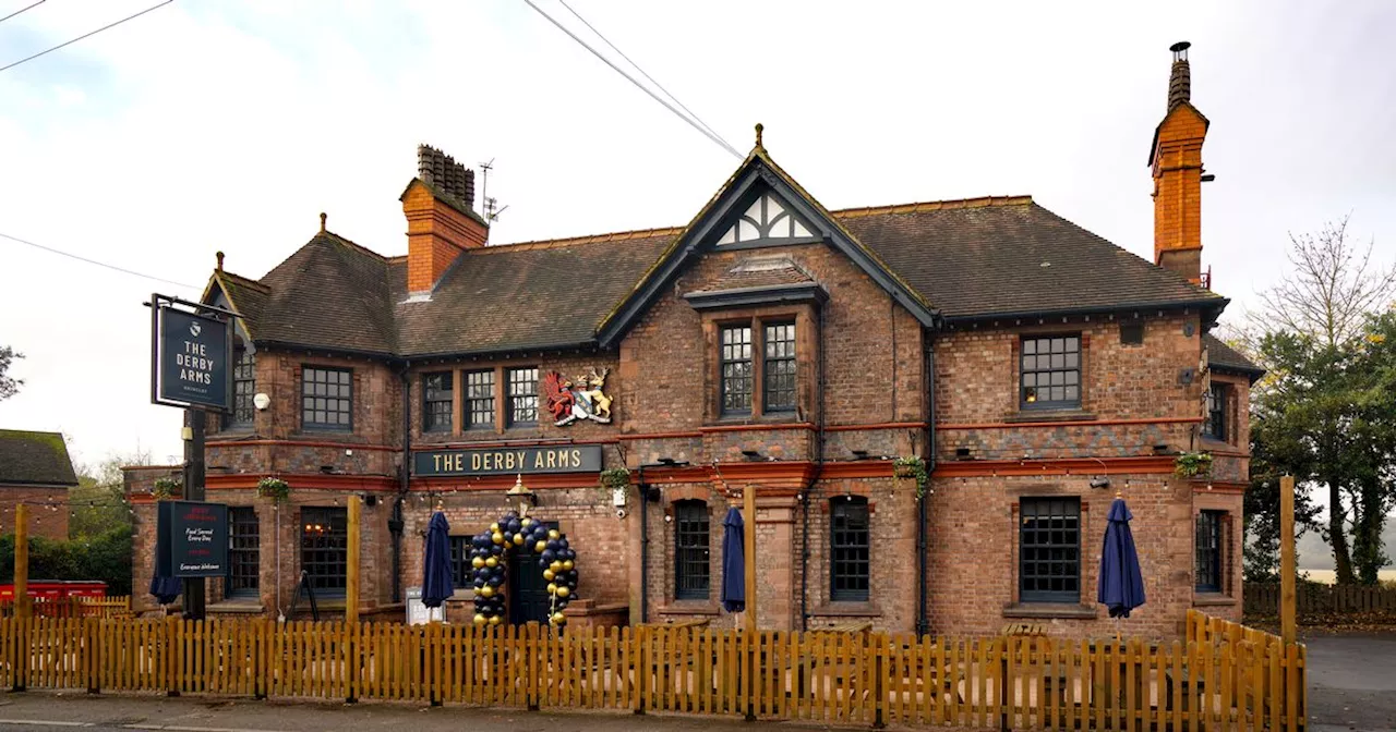 Knowsley Village'daki Derby Arms Pub £600,000 İnovasyonla Yeni Gözüküyor