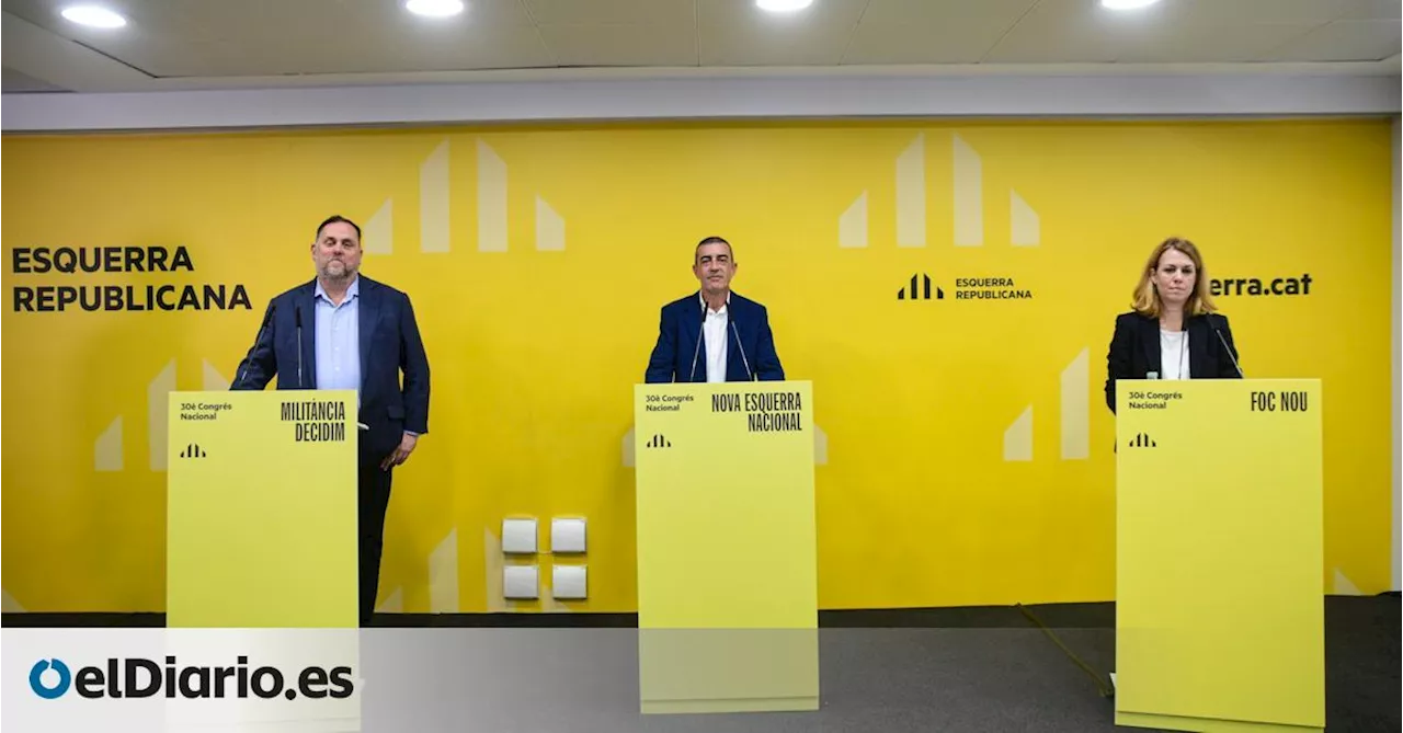 Tres candidatos a la presidencia de ERC críticos con la etapa actual del partido