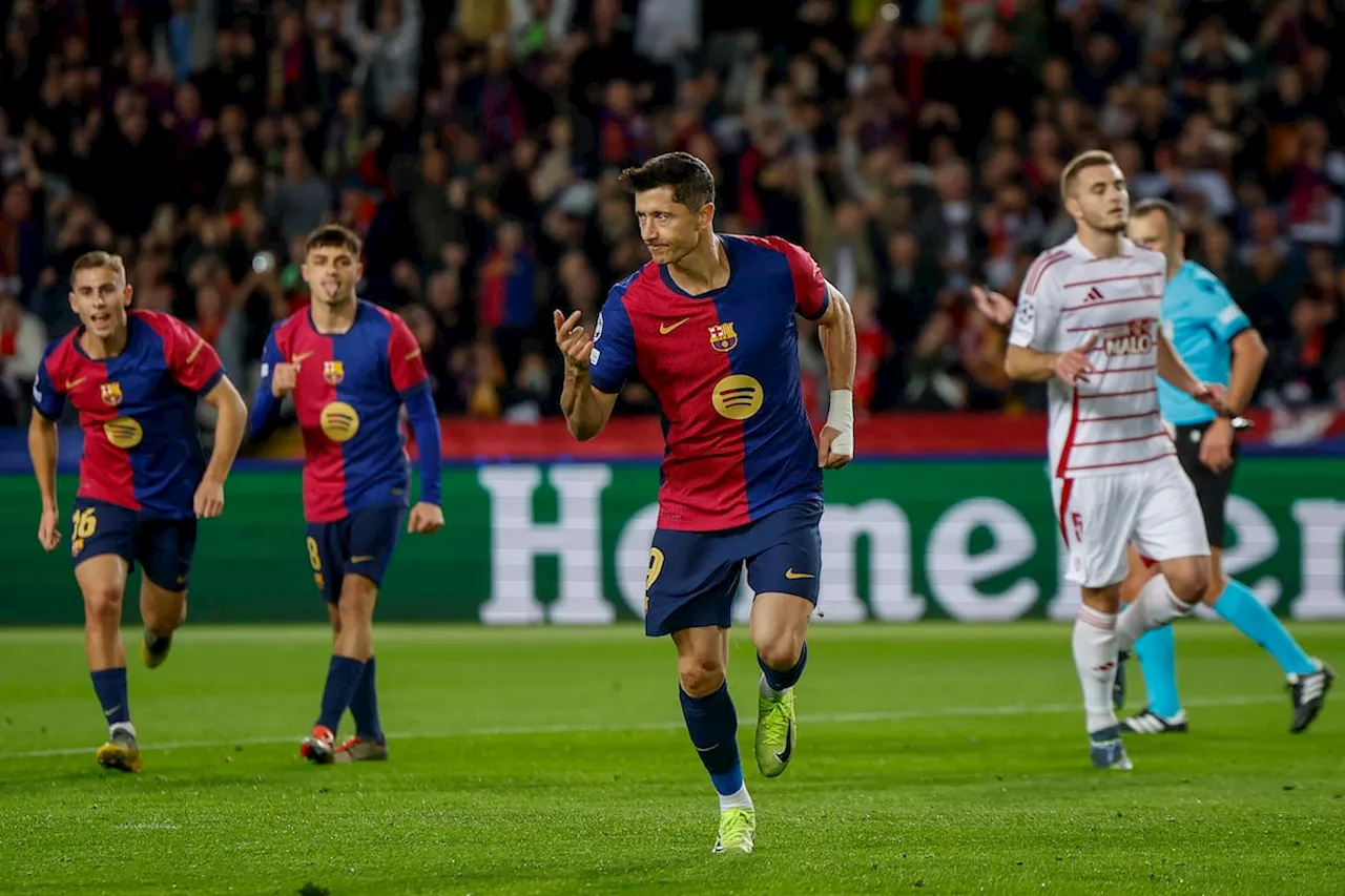 Lewandowski, en la mesa de Cristiano y Messi