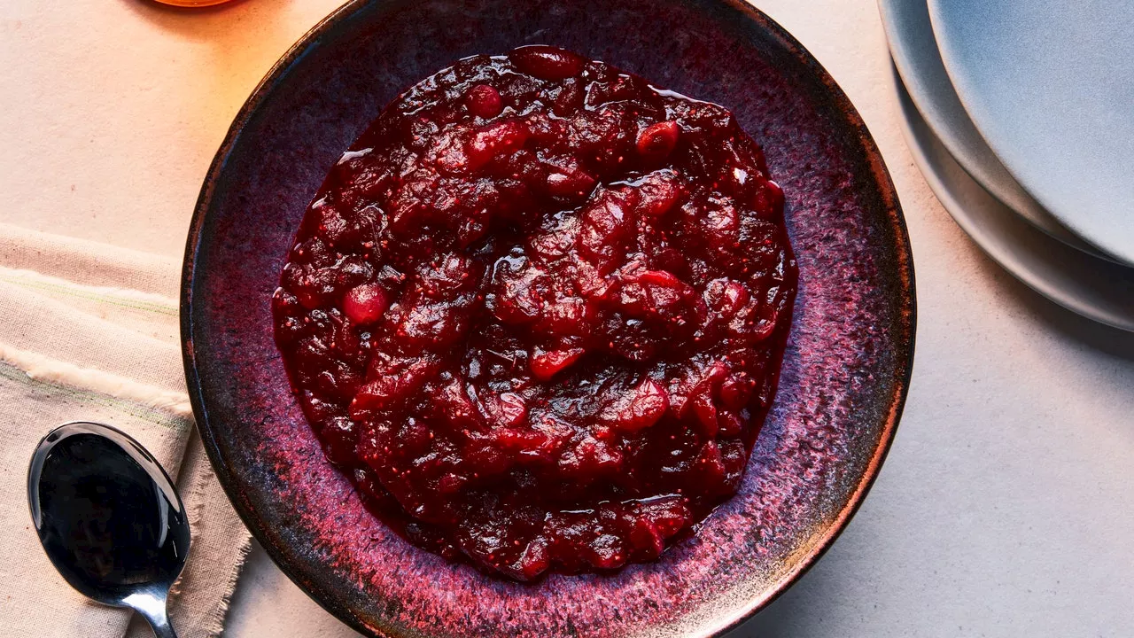 Maple-Cider Cranberry Sauce