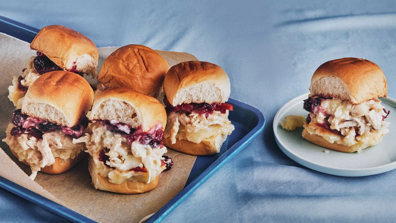 Turkey Cranberry Sliders