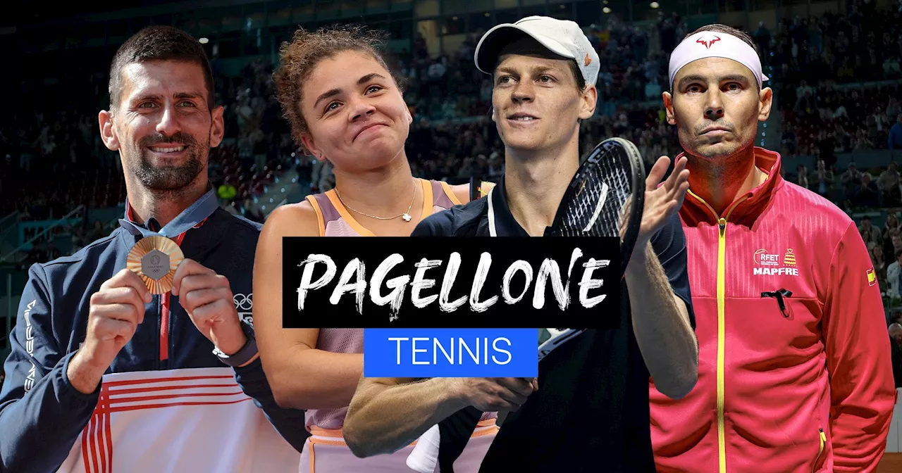 Pagelle 2024: da Sinner e Paolini nell'anno magico della racchetta italiana al ritiro di Nadal e al 'colpo' Djokovic