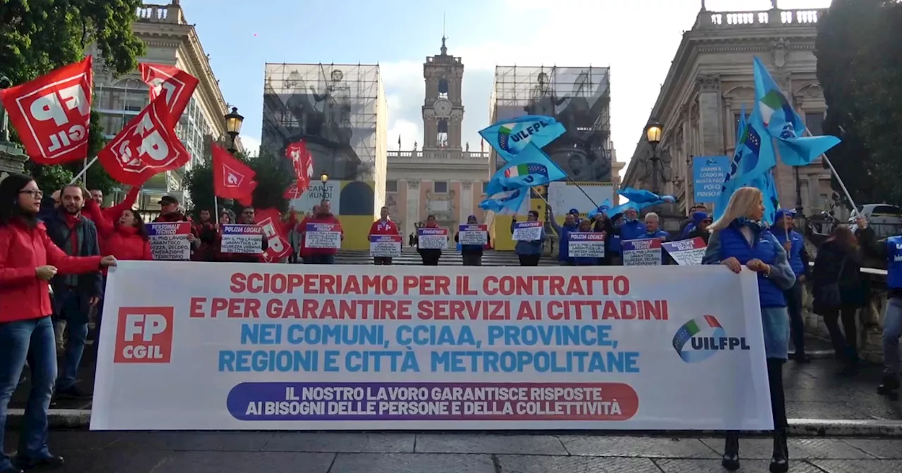 Cgil ve Uil'in Roma'da İşçi Sosyal İstikrarsızlığına Protesto