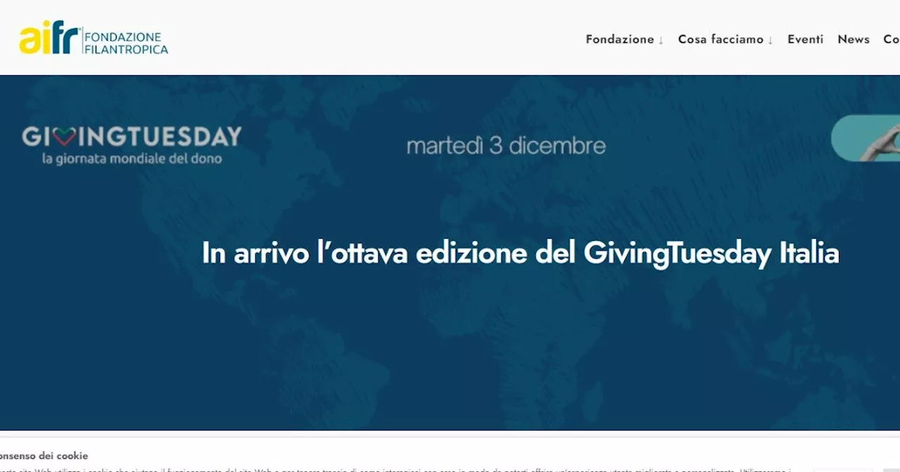 GivingTuesday, forse la via giusta per rispondere ai messaggi martellanti sul black friday