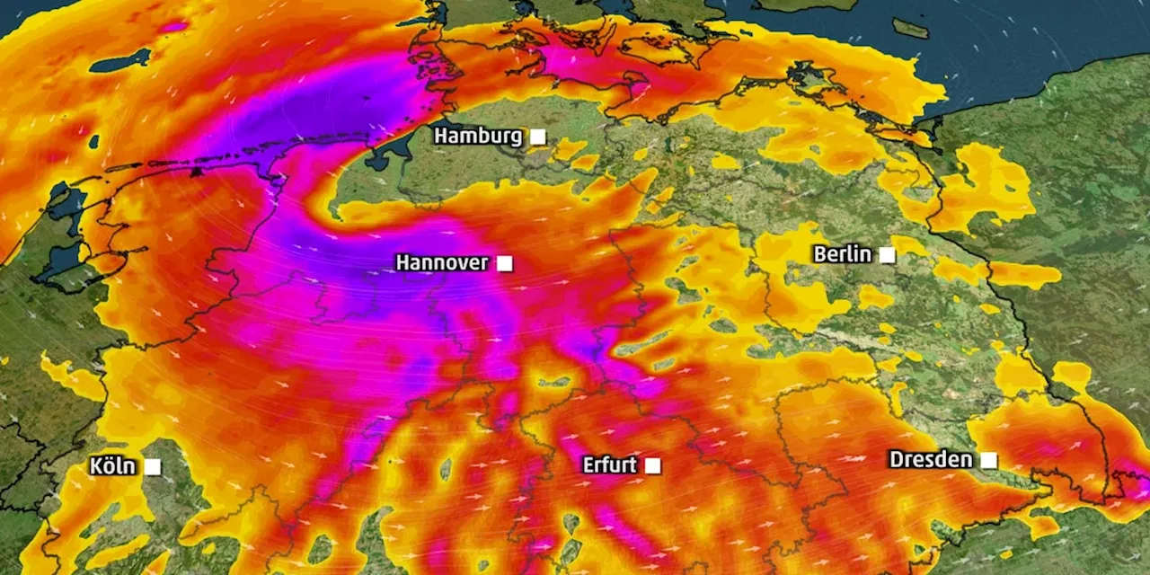 Stürmische Tage erwarten Deutschland - auch mit etwas Schneefall