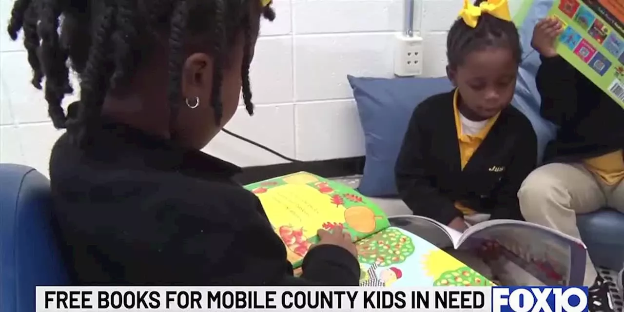 Young Learners in Mobile Can Now Enroll in Free Monthly Book Program