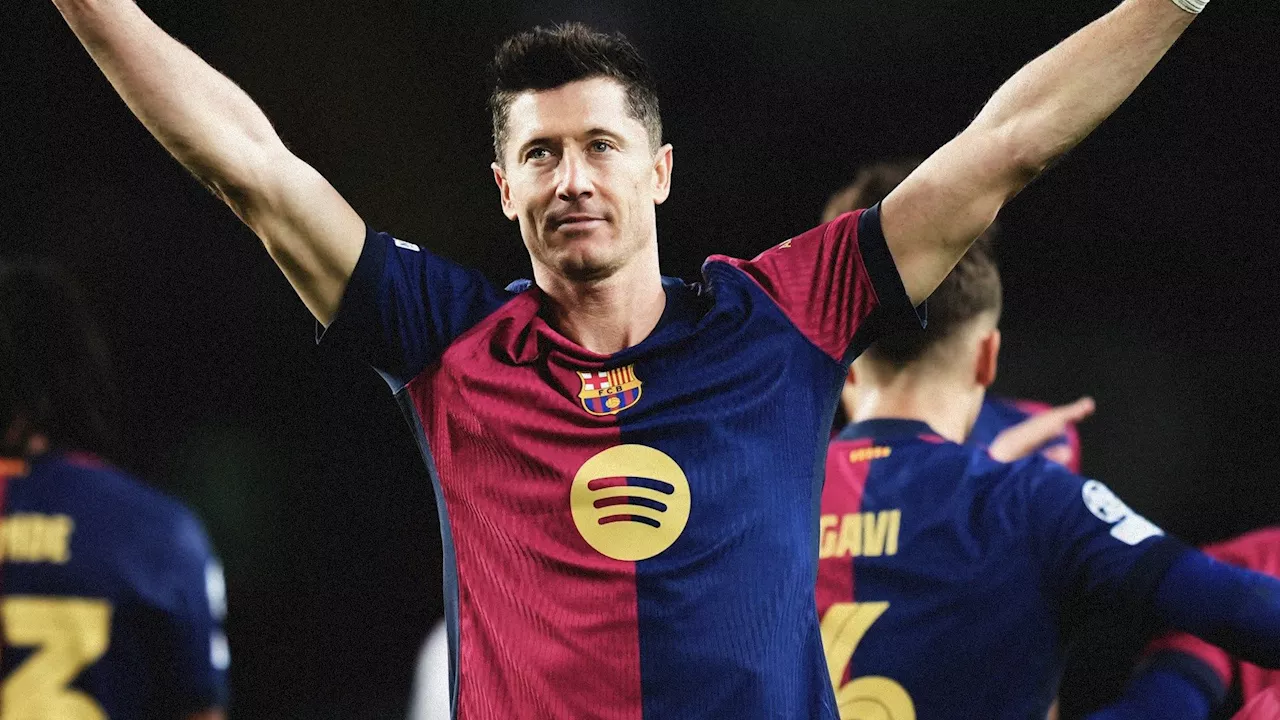 Barcelona player ratings vs Brest: Centurion Robert Lewandowski leads the way and Dani Olmo does some damage as Blaugrana battle past Champions League surprise package