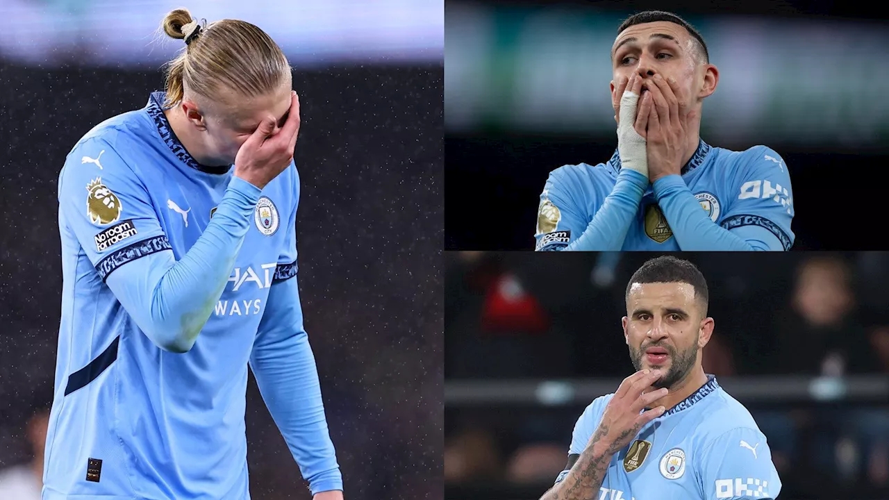 Kyle Walker is past it, Phil Foden failing to create and Erling Haaland can't score! Six biggest culprits in Man City's five-match losing streak as Pep Guardiola searches for solutions after record-breaking run