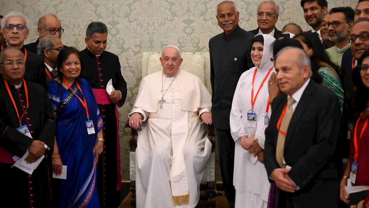 Pope meets with Jains, encourages common efforts for solidarity and peace