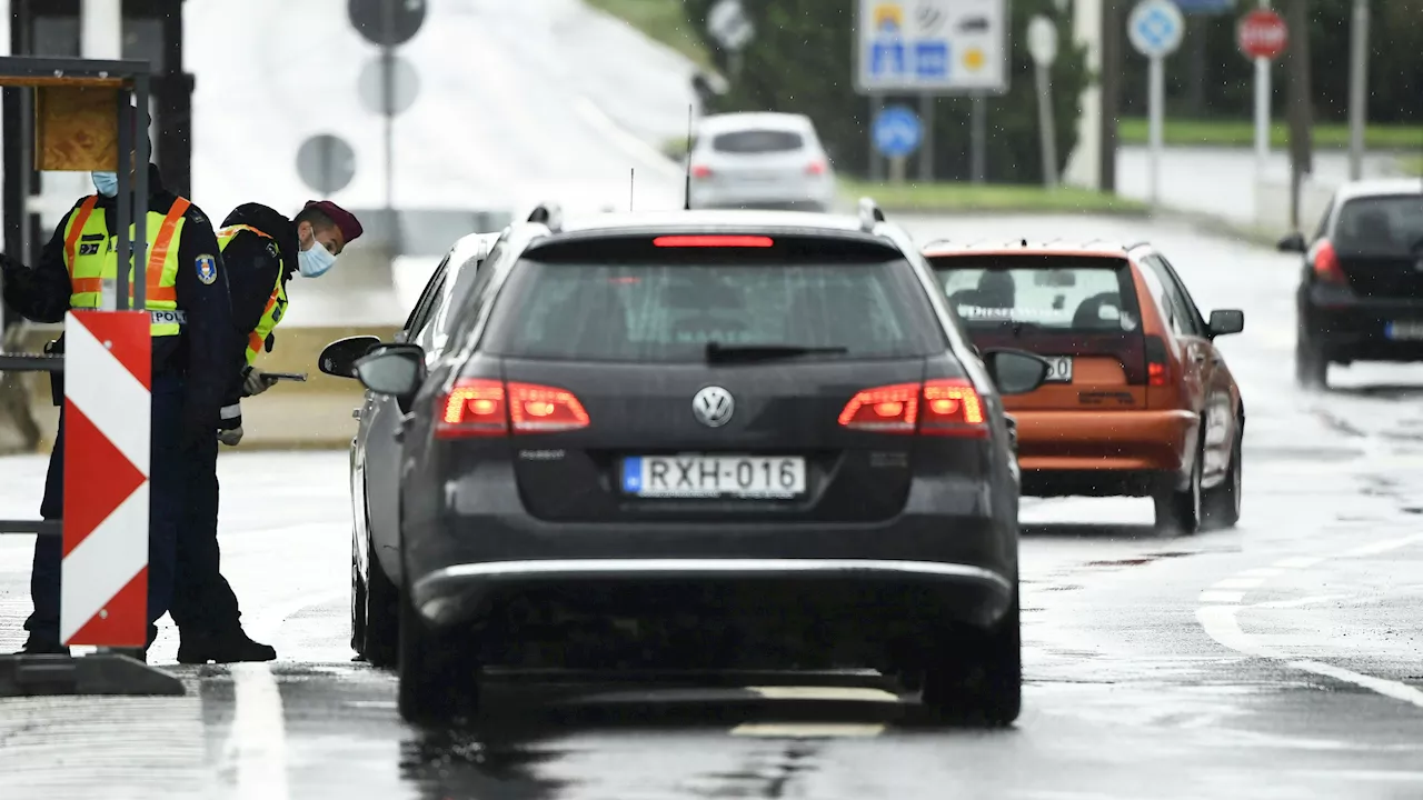 Pendler rasen durch den Ort - Grenzort sperrt Straße – zu viele Autos aus Ungarn