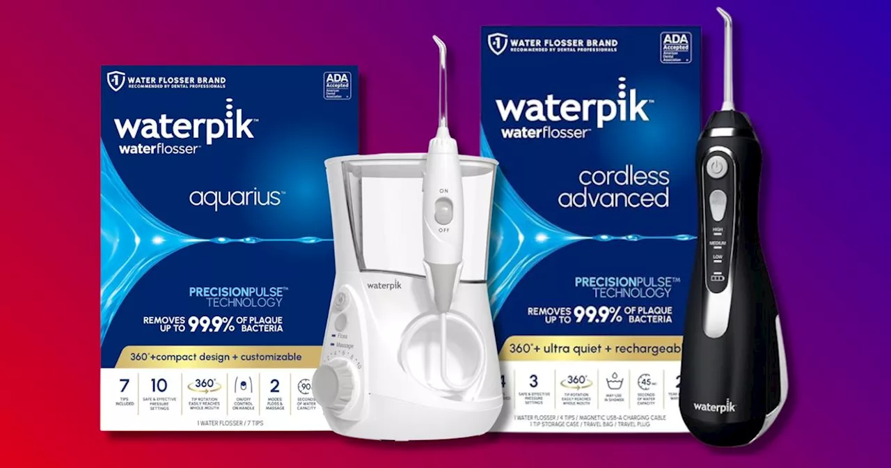 Waterpik Water Flossers: Unprecedented Discounts On Year-Long Highs