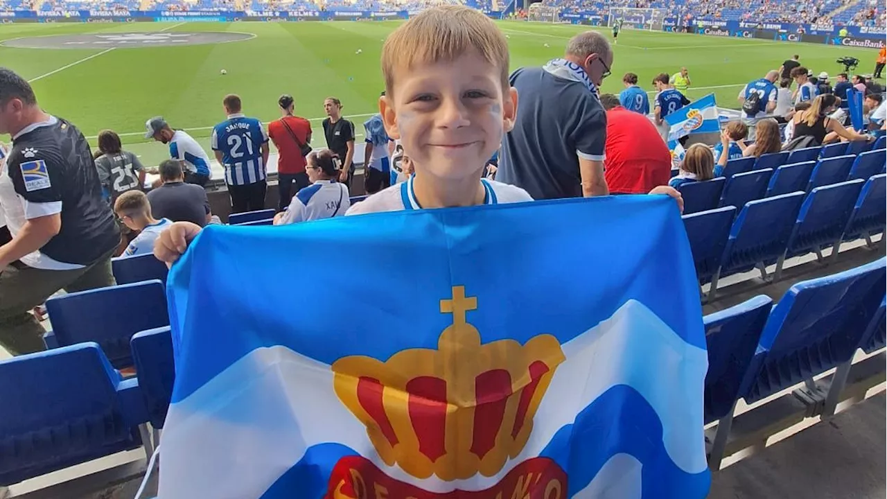 El gesto del Espanyol con Gorka, obligado a quitarse la camiseta en Girona