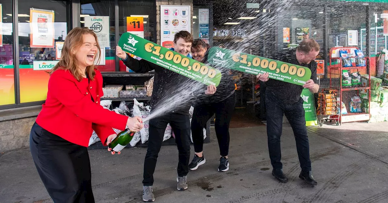 Irish Shoppers Rejoice: Two Local Stores Sell Winning EuroMillions Raffle Tickets Worth €1 Million Each