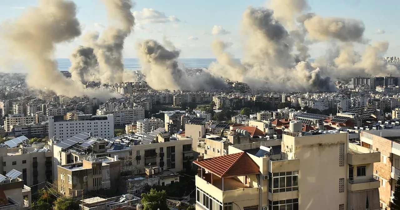 Israel launches wave of air strikes on Beirut ahead of anticipated ceasefire deal with Hezbollah