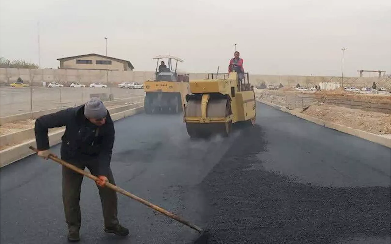 محلات قدیمی اردستان آسفالت می‌شود