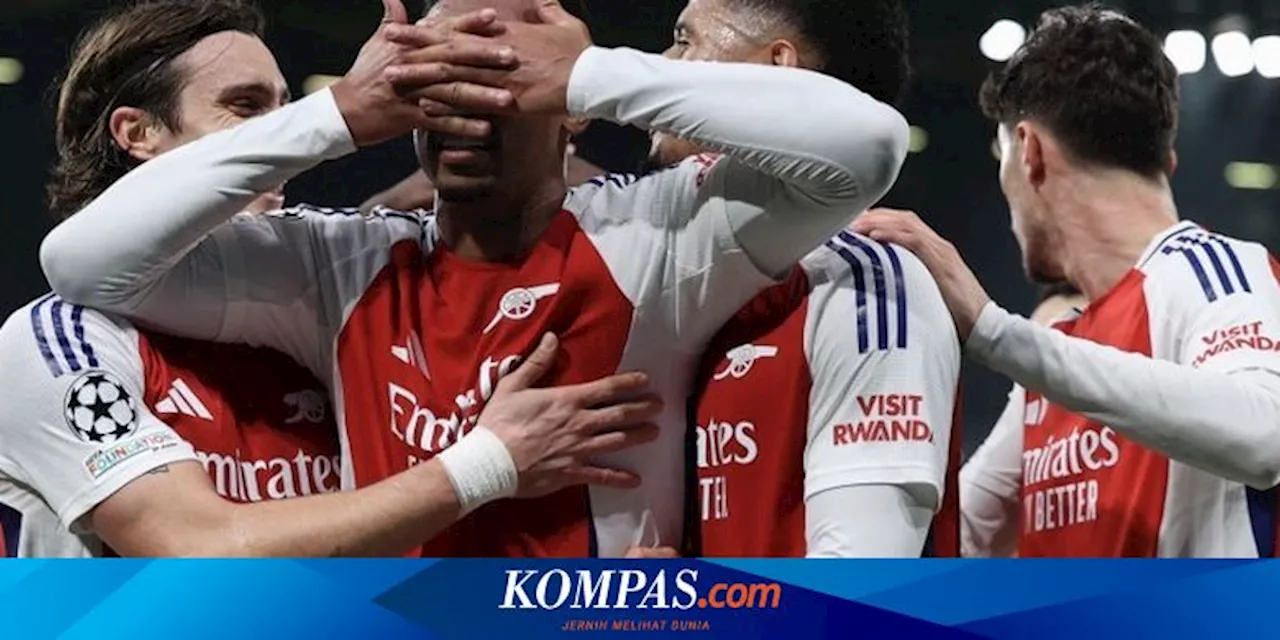 Hasil Sporting CP Vs Arsenal 1-5, Gunners Bombardir Gawang Eks Klub Amorim