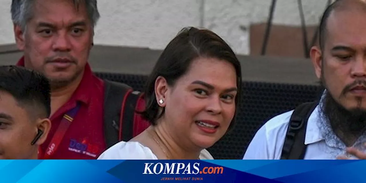 Wapres Filipina Sara Duterte Bantah Berencana Bunuh Presiden Marcos Jr, Apa Katanya?