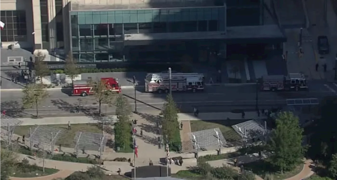 Harris County Criminal Justice Center being evacuated after reported fire