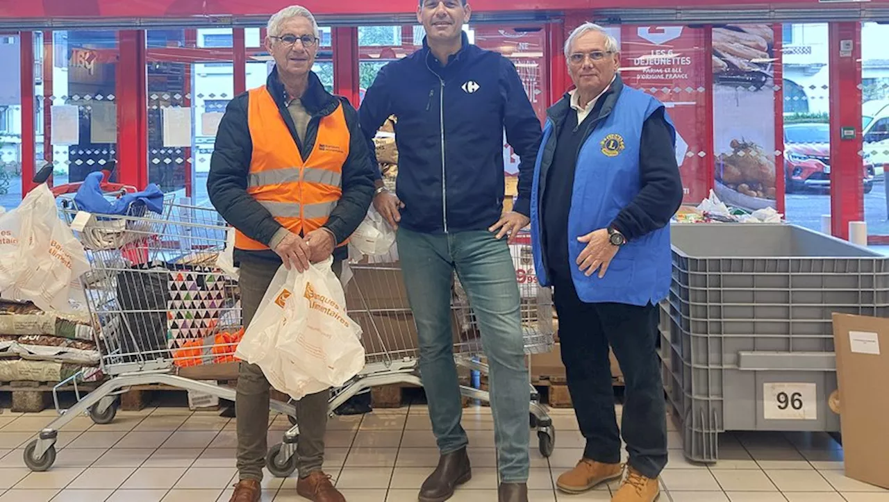 La belle collecte du Lions Club de Lourdes pour la Banque Alimentaire