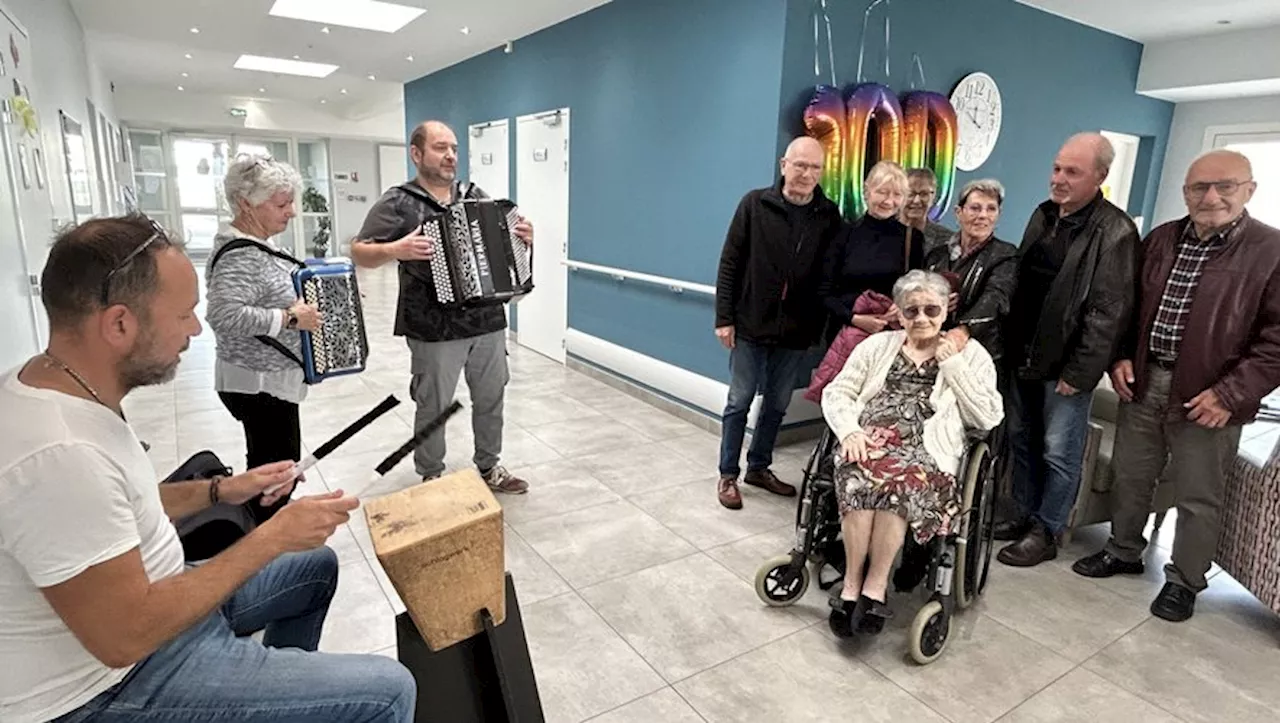 Gisèle a fêté ses 100 printemps entourée de sa famille et de ses amis à Cantaous