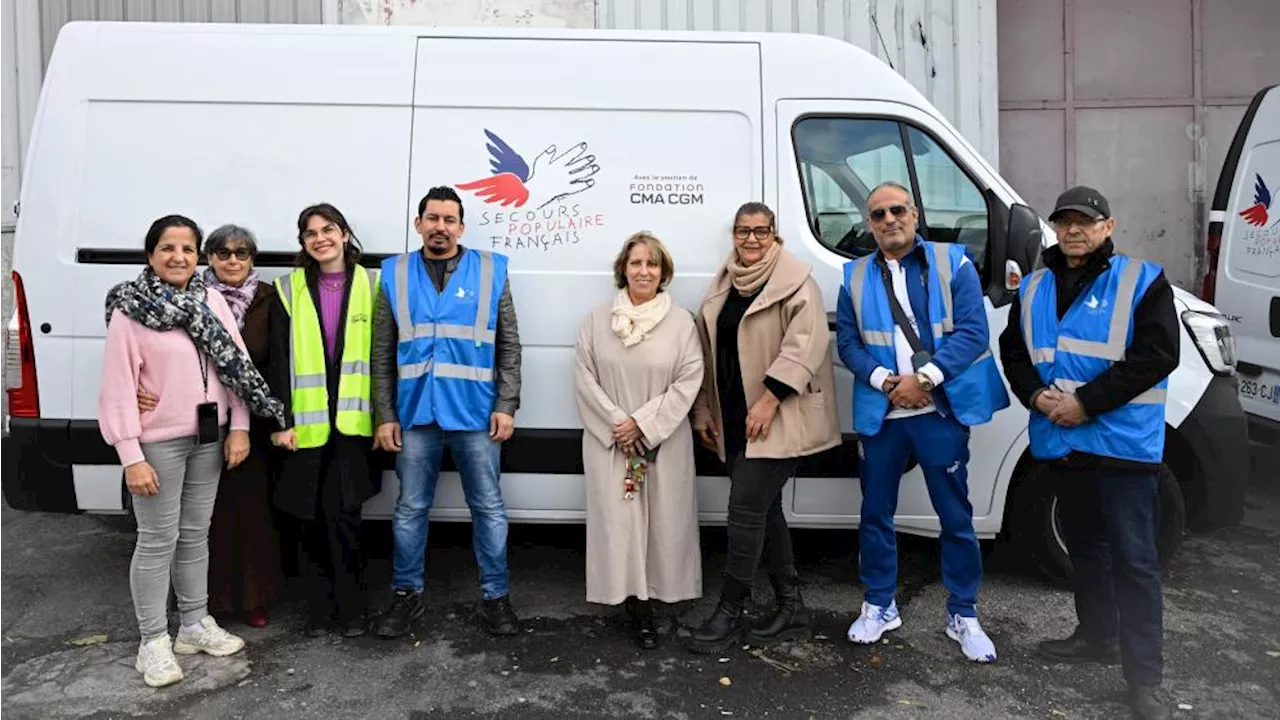 Avec deux camions électriques, le Secours populaire entame sa mue écologique à Marseille