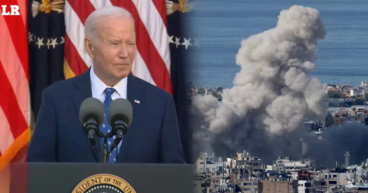 Joe Biden confirma acuerdo de alto al fuego entre Israel y Hezbolá: es una ‘buena noticia’