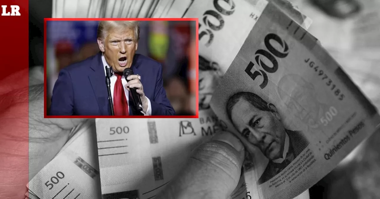 Peso cae hasta los 20.70 por dólar tras amenazas de aranceles de Donald Trump