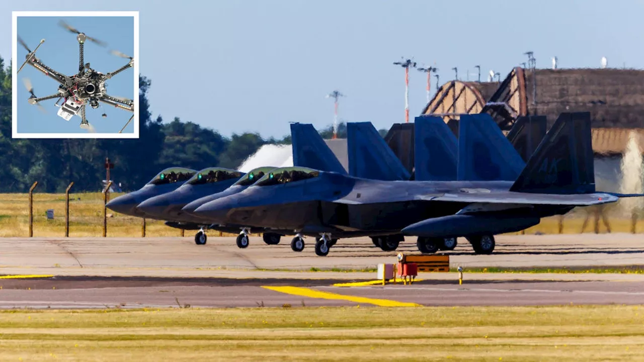 British troops deployed in hunt for whoever is behind drone flights over US air bases in the UK