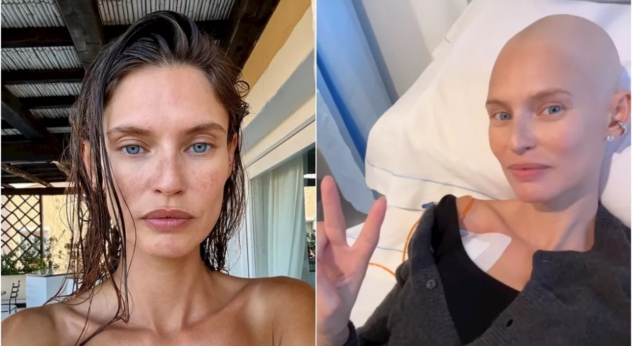 Bianca Balti, la foto dall'ospedale e la battaglia contro il tumore: «Sono a metà del mio percorso di chemio».