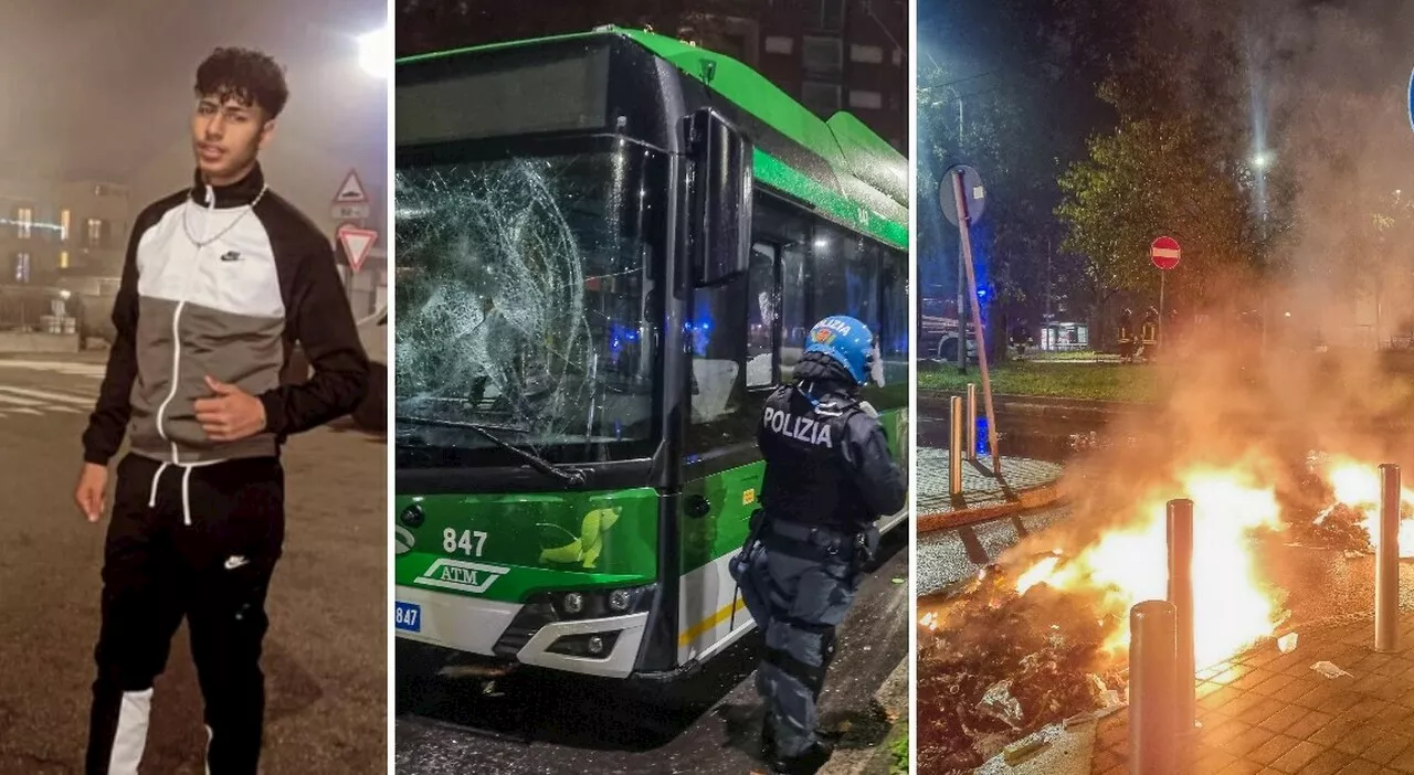 ​Ramy Elgaml morto a 19 anni, notte di tensione a Milano: devastato un filobus, caos e incendi. Residenti nel