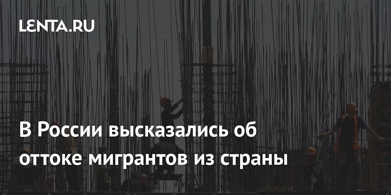 В России высказались об оттоке мигрантов из страны