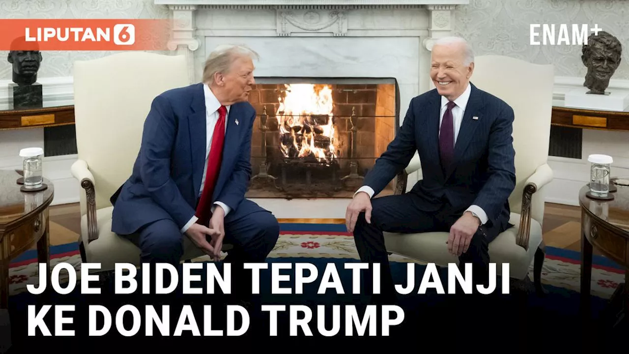 VIDEO: Joe Biden Tepati Janji akan Hadir dalam Pelantikan Presiden AS Donald Trump